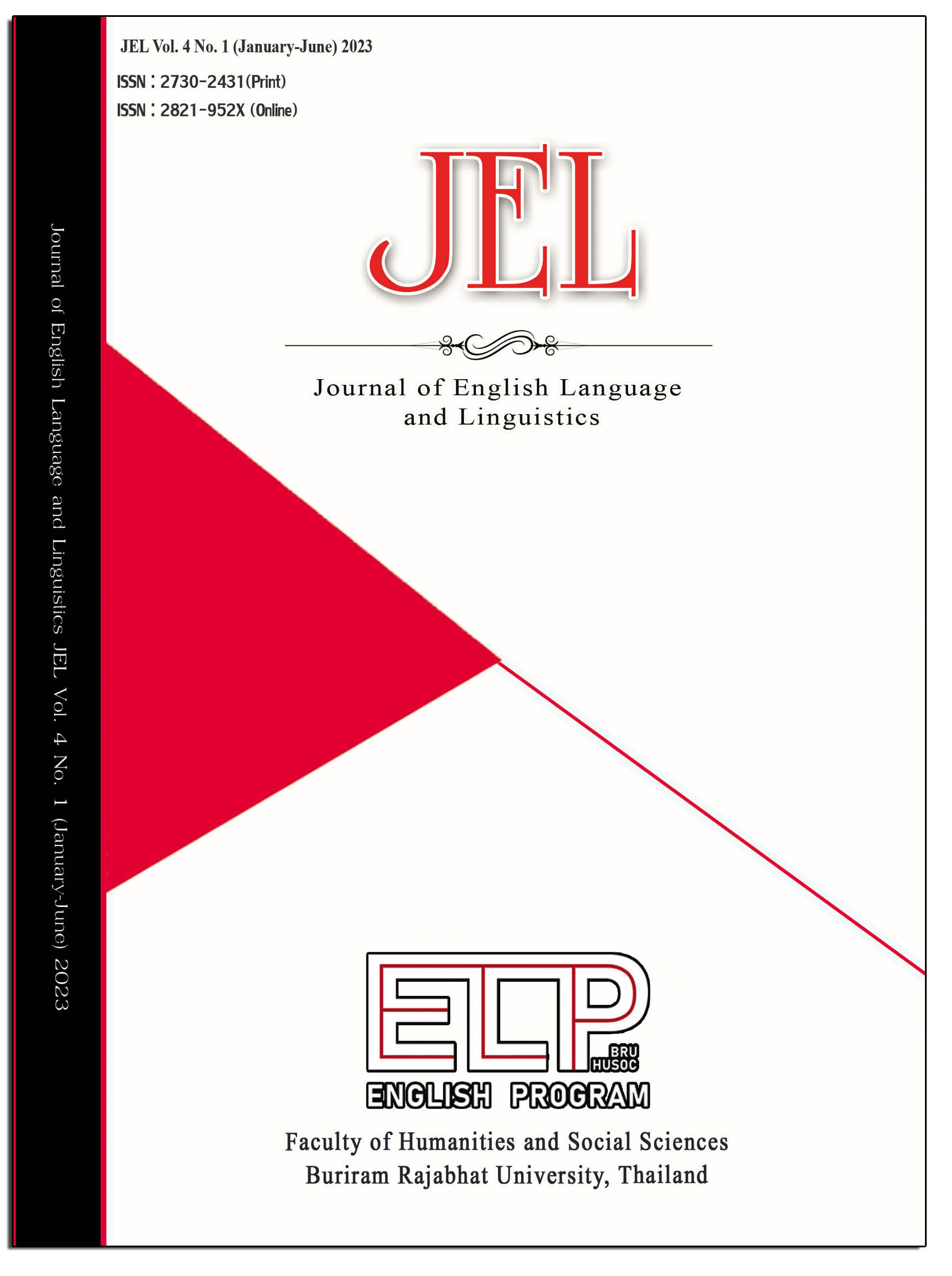 Journal of English Language and Linguistics (JEL)