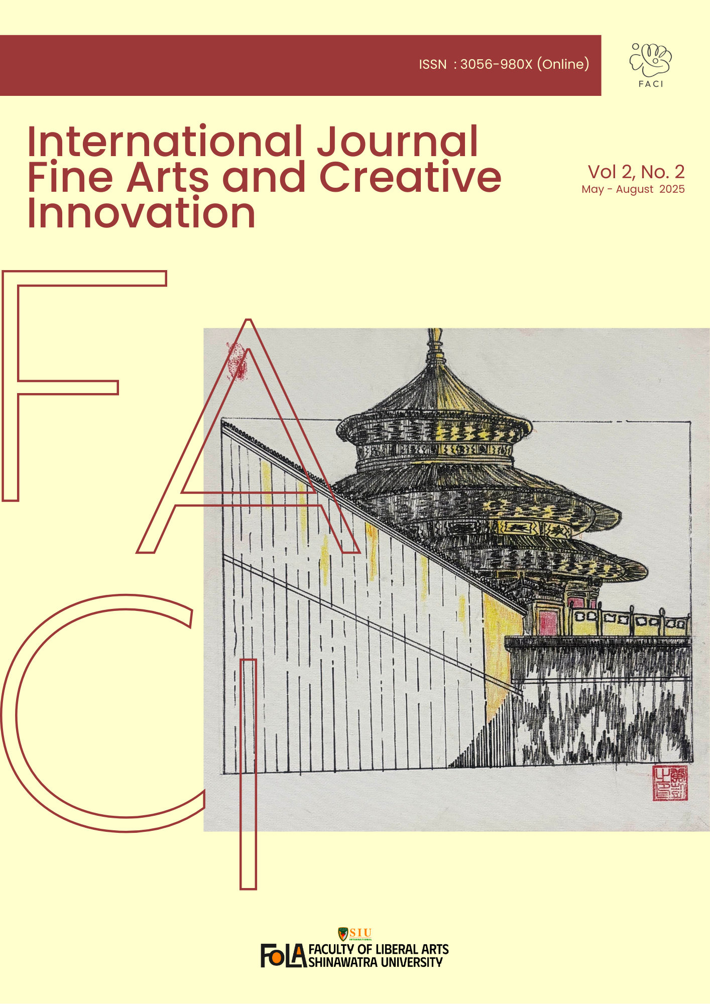 					View Vol. 2 No. 2 (2025): International Journal Fine Arts and Creative Innovation (May - August 2025)
				