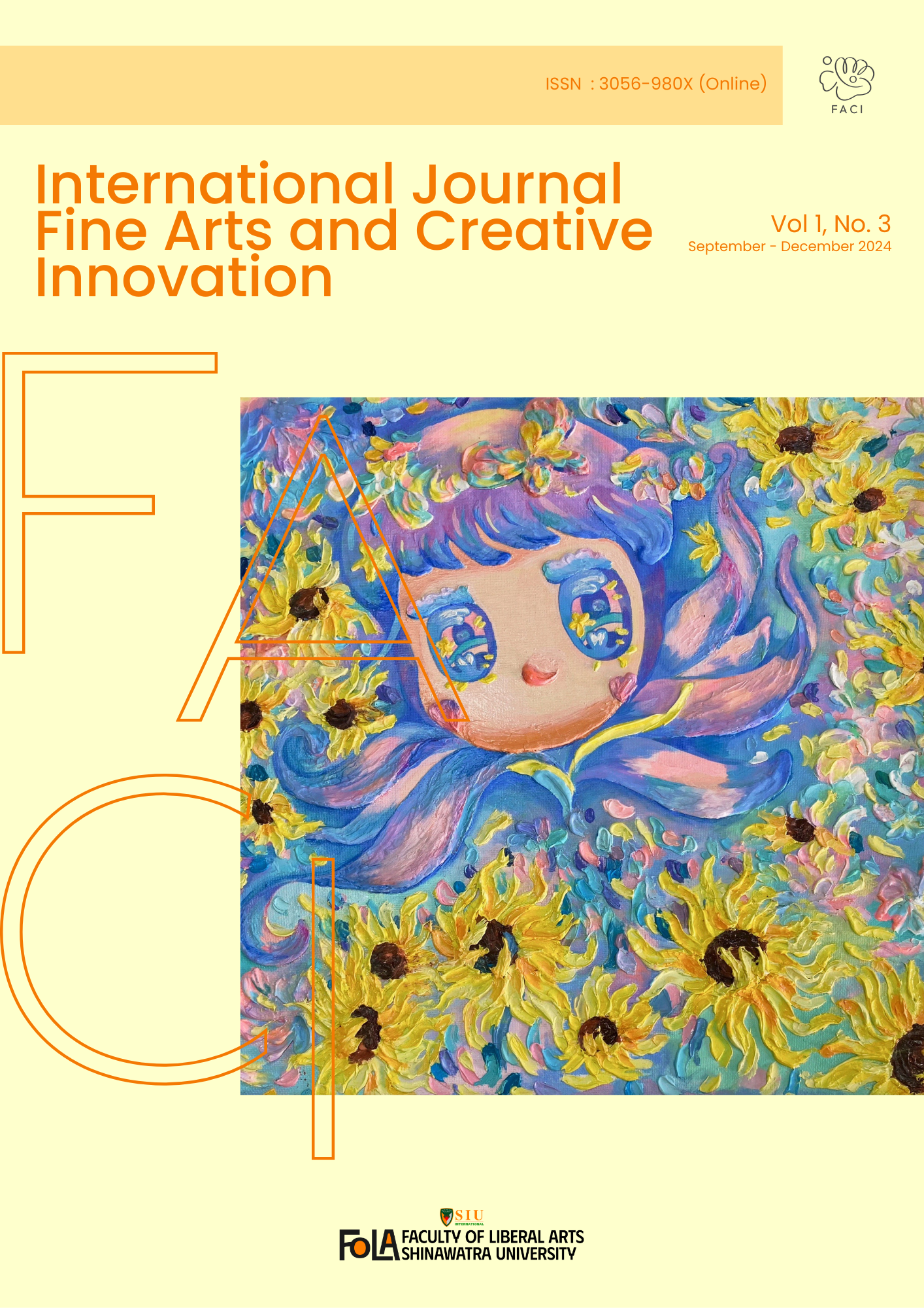 					View Vol. 1 No. 3 (2024): International Journal Fine Arts and Creative Innovation (September - December 2024)
				