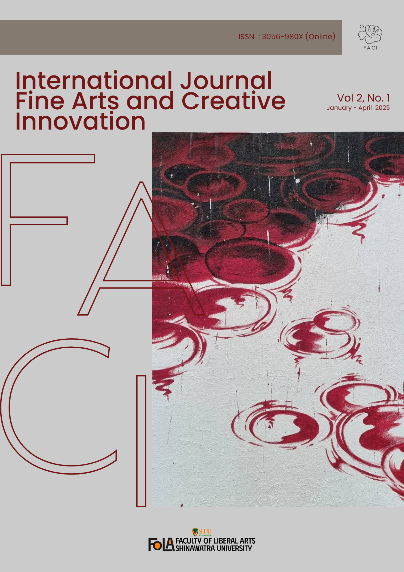 View Vol. 2 No. 1 (2025): International Journal Fine Arts and Creative Innovation (January - April 2025)