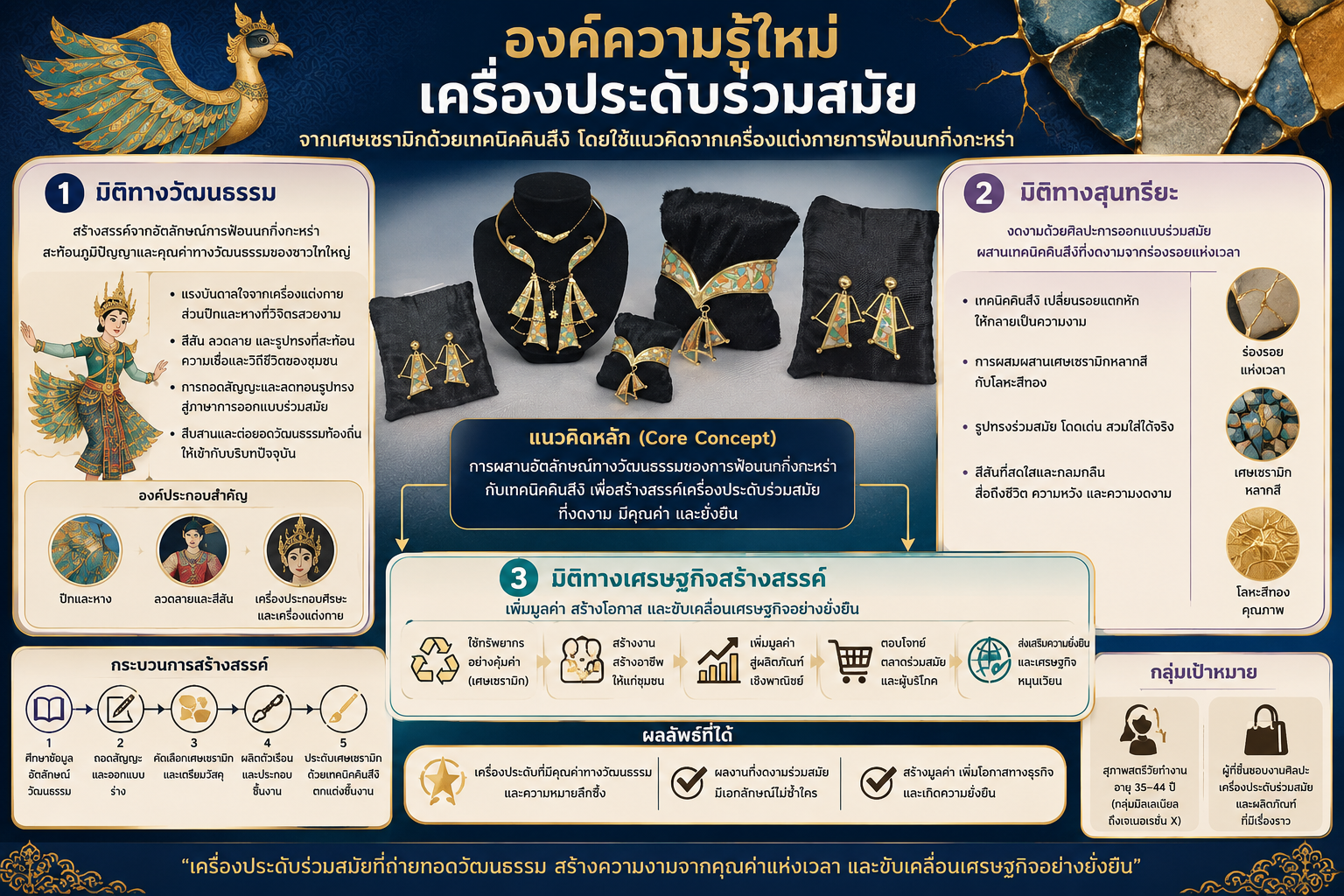 การแนวทางการสร้างสรรค์เครื่องประดับร่วมสมัย